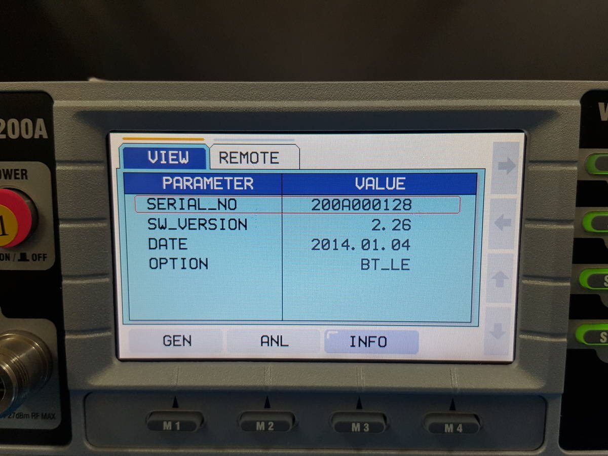 Tescom MTP200A Bluetooth Tester Opt. BT_LE [m1131737326]