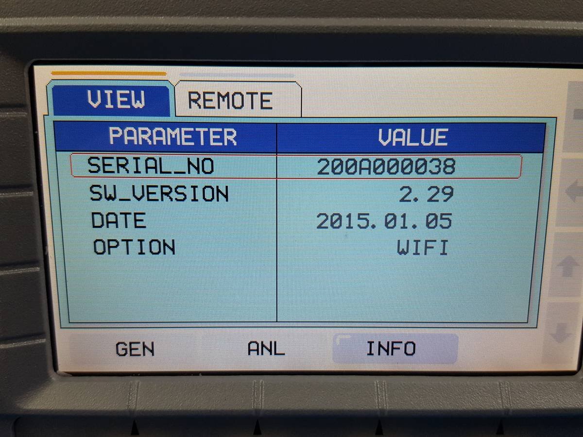 Tescom MTP200A Wi-Fi Tester with Wi-Fi S/W Option [o1131757850]