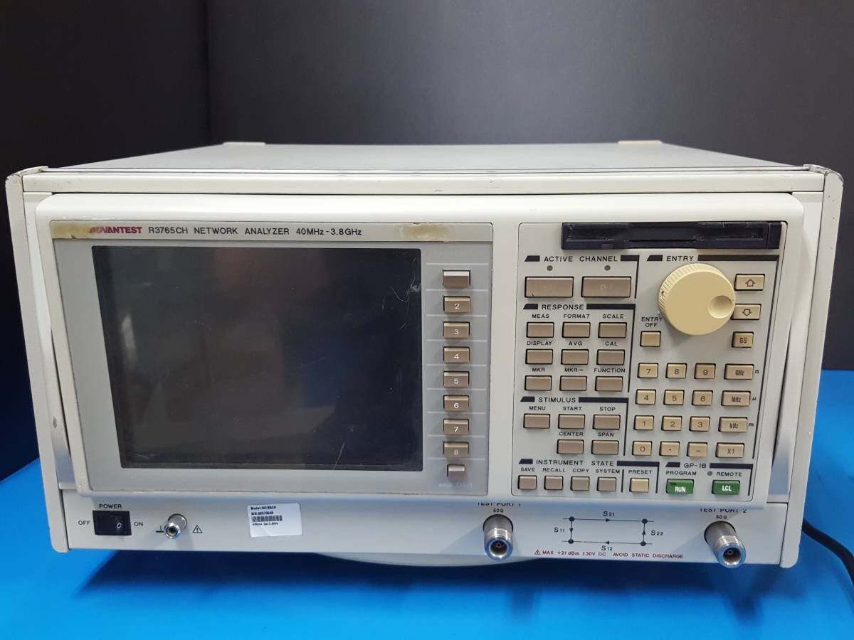 Advantest R3765CH Network Analyzer 40MHz-3.8GHz (as-is) [t1131771429]