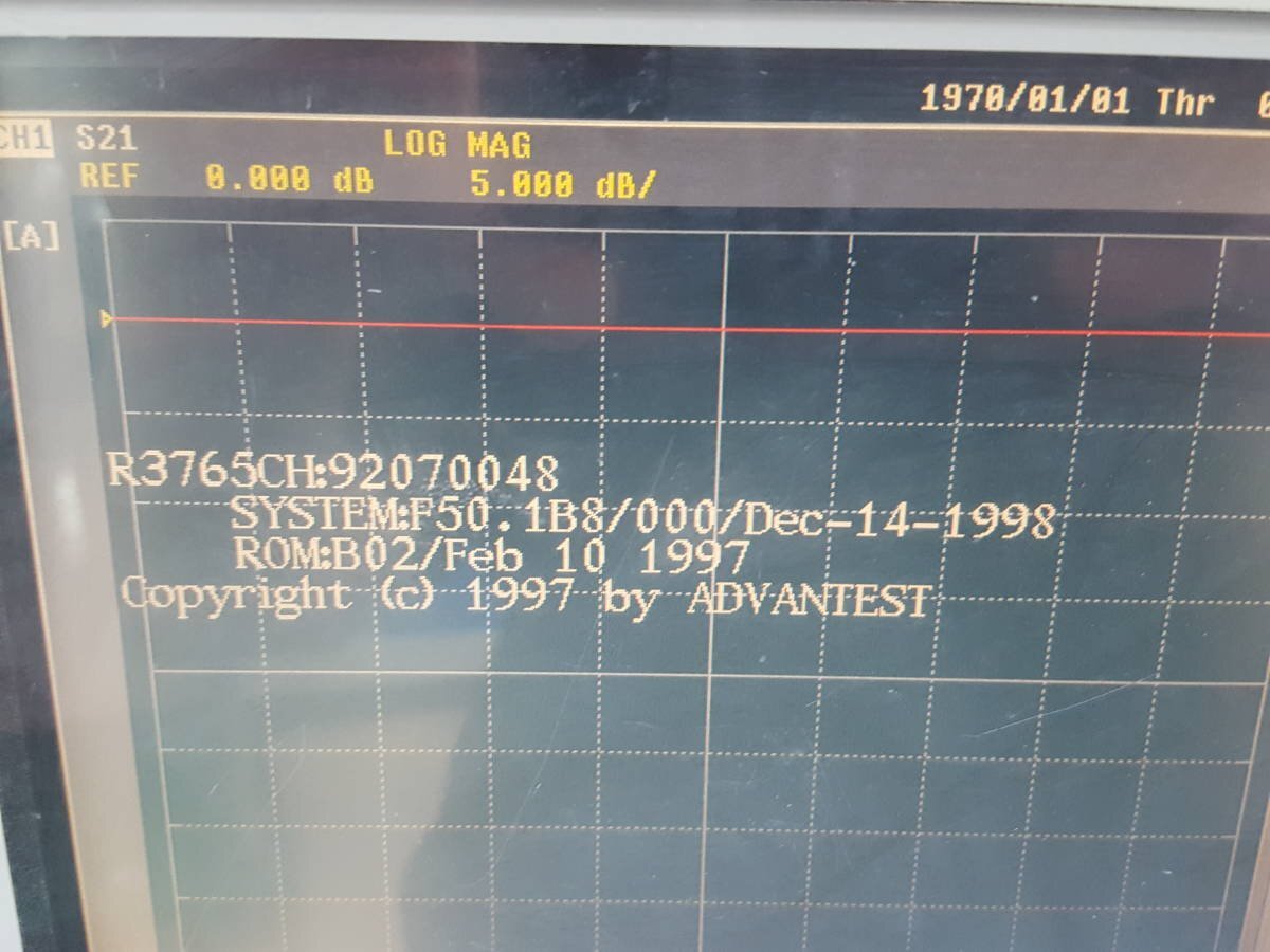Advantest R3765CH Network Analyzer 40MHz-3.8GHz (as-is) [t1131771429]