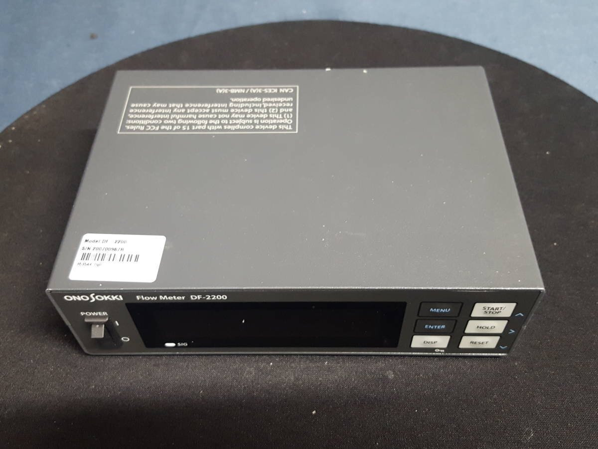 Ono Sokki DF-2200 Fuel Flow Meter with FP-4135 Flow Sensor [b1132224777]