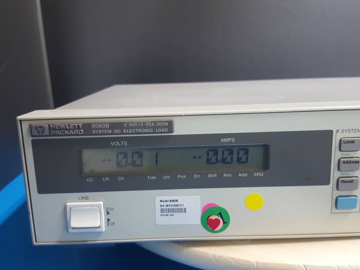 Agilent 6060B DC Electronic Load 3-60V 0-60A 300W (as-is) [p1132647863]