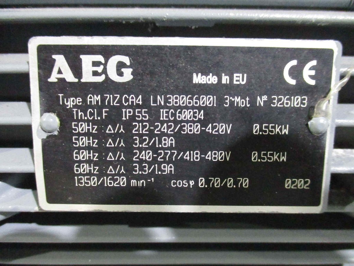 AEG AM 71Z CA4 AC Motor 0.55KW D16B [m1132693617]