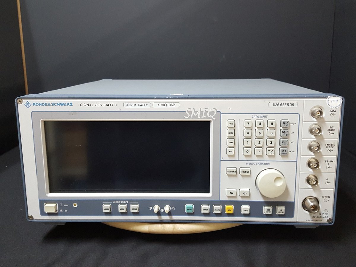 R&S SMIQ06B Vector Signal Generator 300KHz to 6.4GHz [p1132696489]
