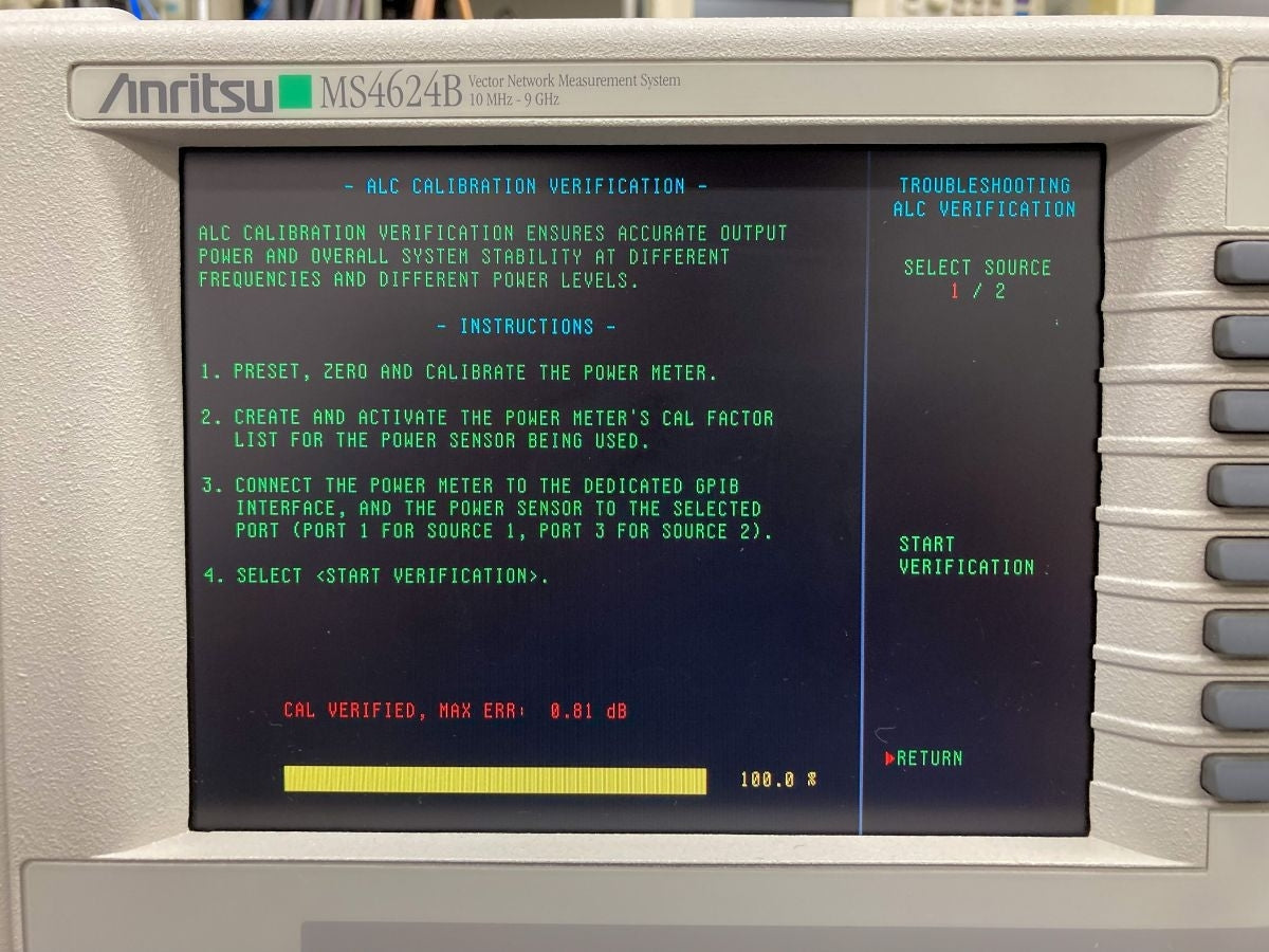 Anritsu MS4624B Network Analyzer 10MHz-9GHz [m1132819771]