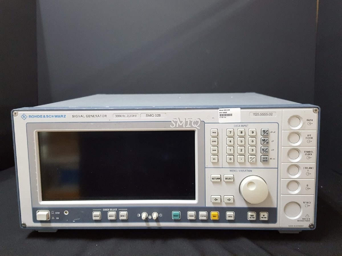 Rohde & Schwarz SMIQ02B Vector Signal Generator 300kHz-2.2GHz [s1132837490]
