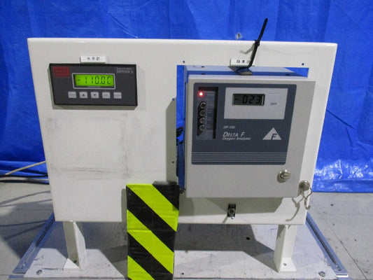 DELTA F DF-150 Oxygen Analyzer PANAMETRICS MTS5 Moisture Target [b1137605394]