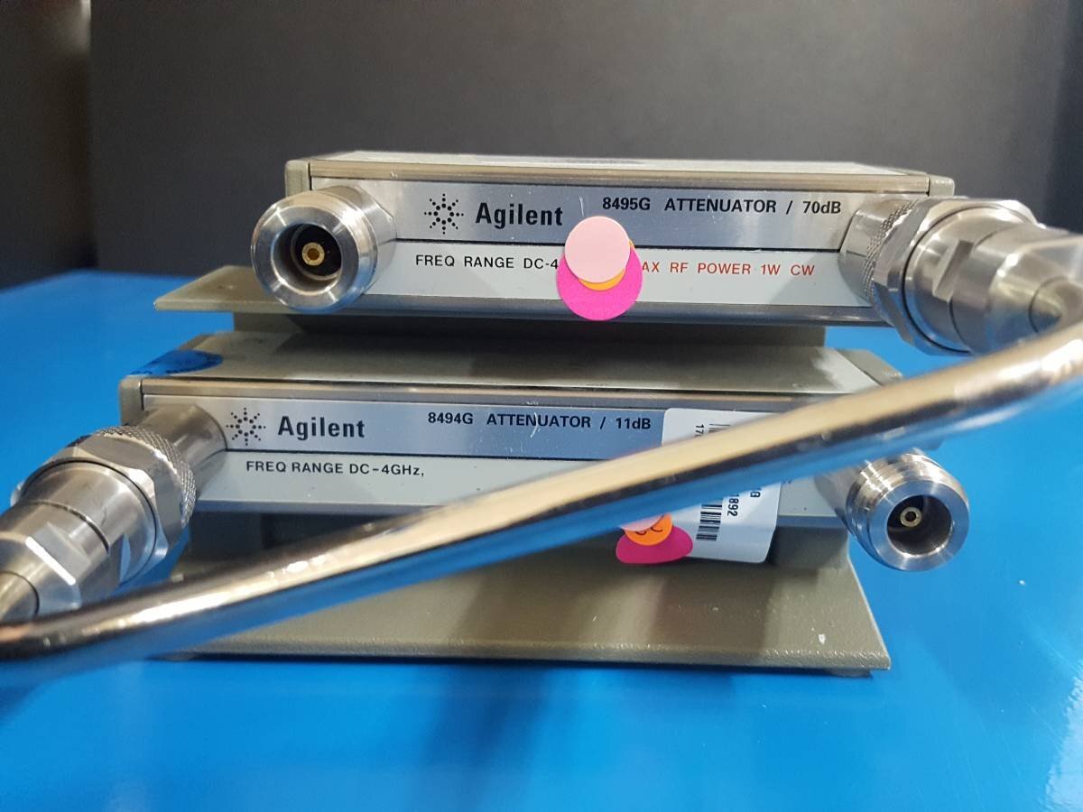Agilent 8494G 11dB + 8495G 70dB Programmable Step Attenuator DC - 4GHz [p1138595095]