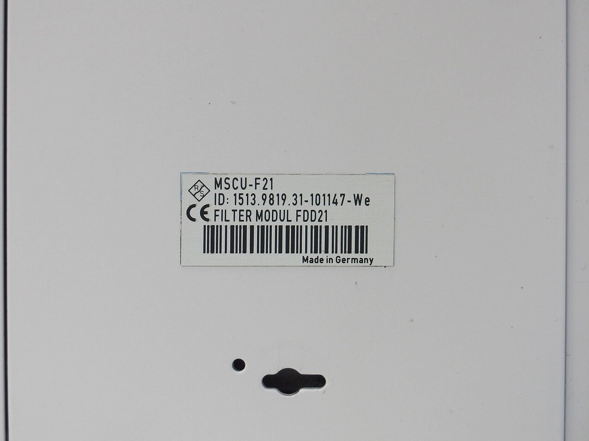 Rohde & Schwarz MSCU F20/F225/F56/F8/F21 Module Frame 1513.8506.02 [j1139032205]
