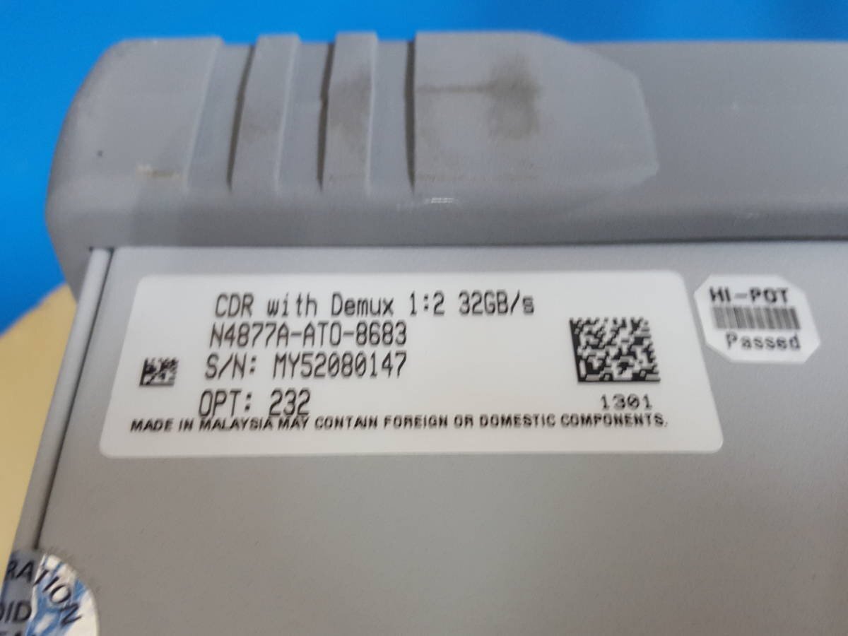 Agilent N4877A Electrical Clock Data Recovery and Demultiplexer [b1139913556]