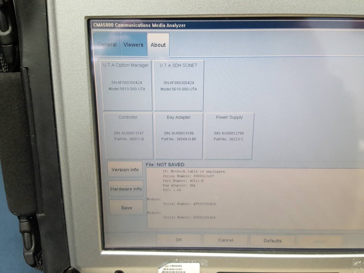 Anritsu CMA5000 Multi-Layer Network Test Platform [w1139924519]