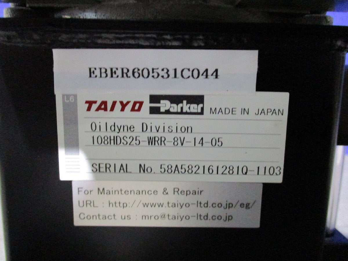 TAIYO OILDYNE DIVISION 108HDS25-WRR-8V-14-05 [w1140085529]