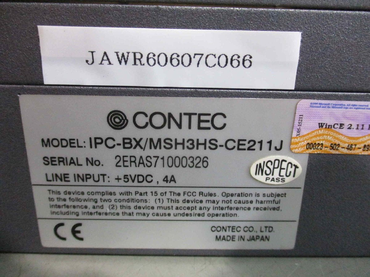 CONTEC IPC-BX/MSH3HS-CE211J Industrial Computer [w1140237244]