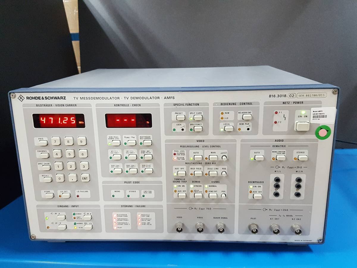 Rohde & Schwarz AMFS TV Demodulator [d1140243417]