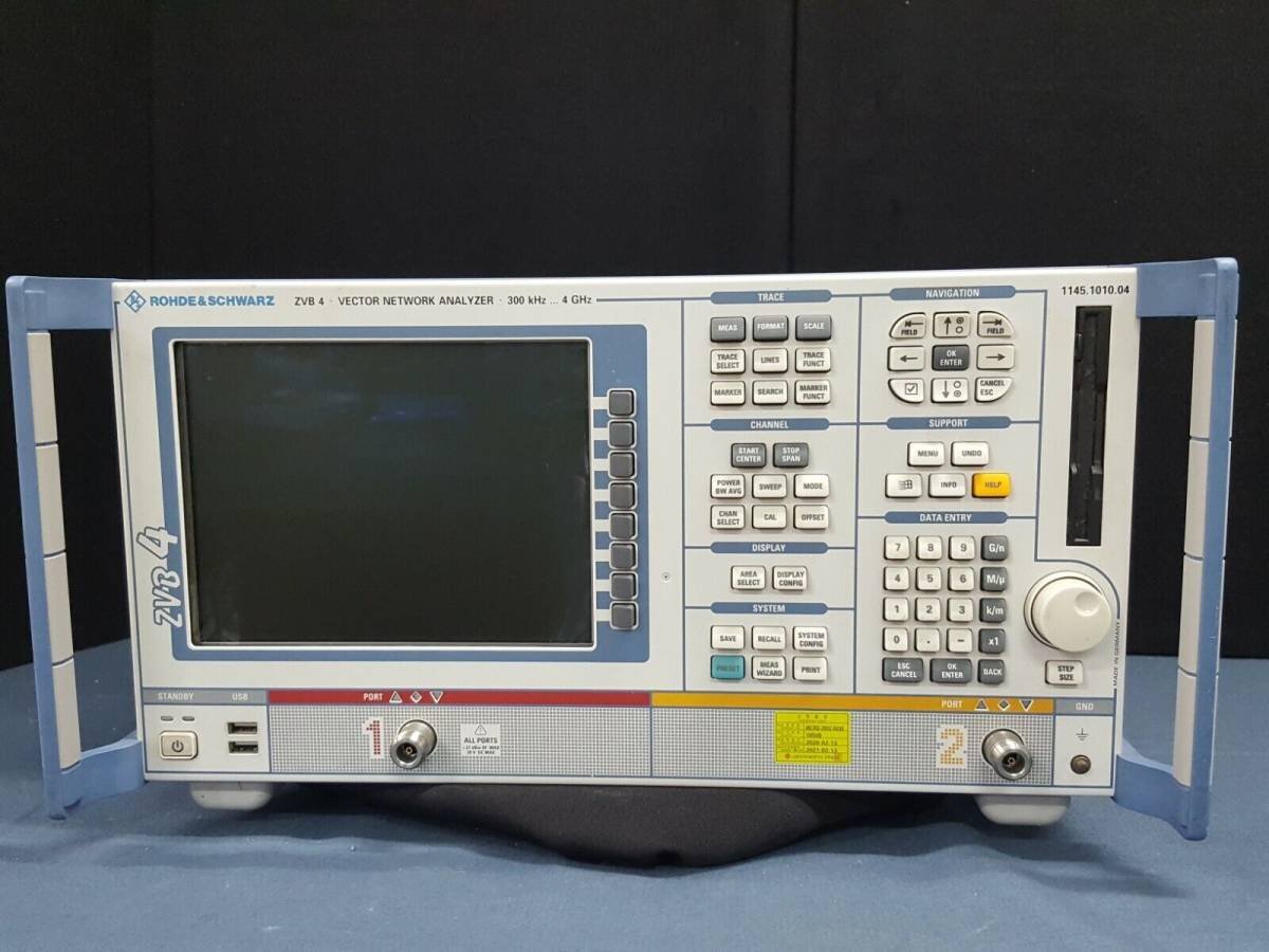 NBC R&S ZVB4 Vector Network Analyzer 300kHz-4GHz 2 Ports [c1140405492]