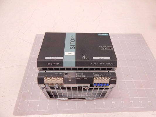 SIEMENS 6EP1336-3BA00 ITOP DC Power Supply 24V 20A [c1192514925]
