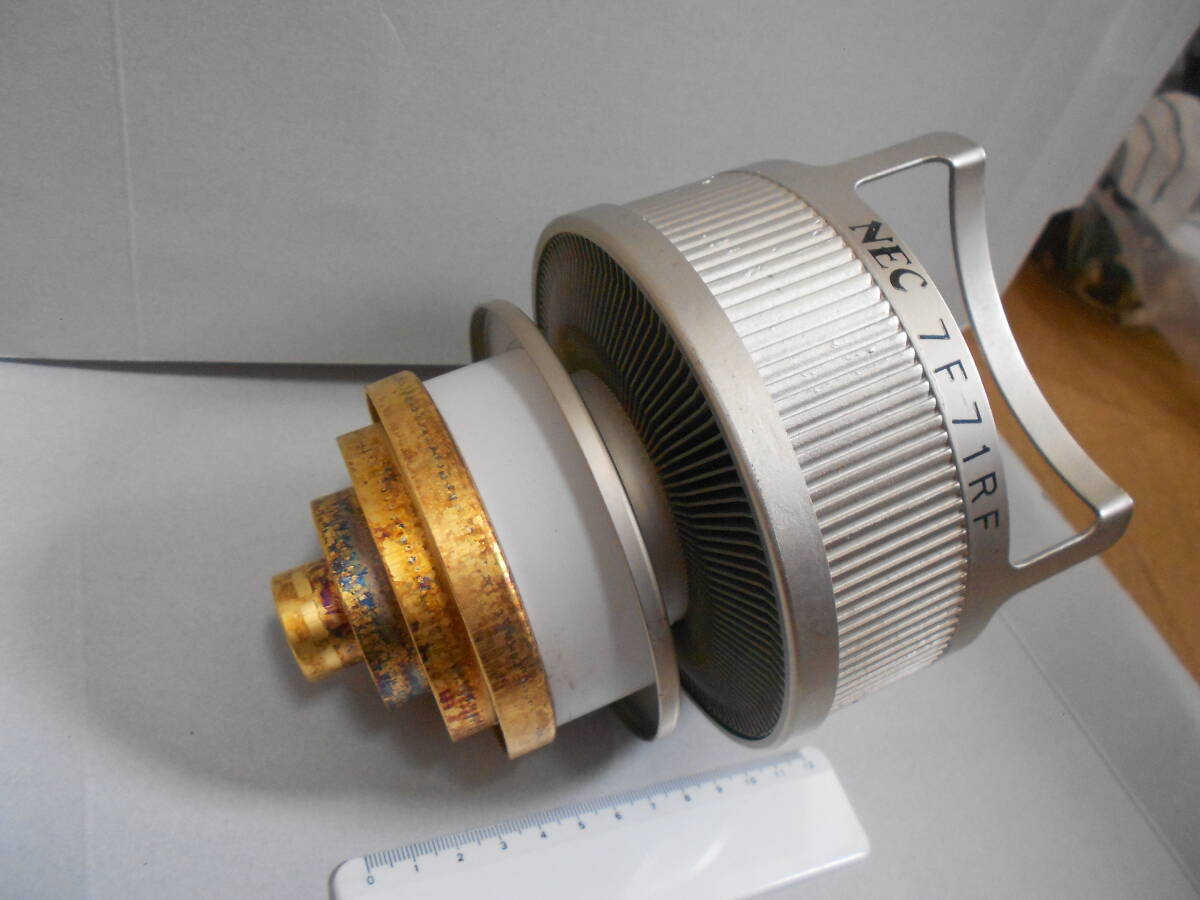 NEC 7F71RF Transmitting Tube (for parts or not working) [j1140783545]