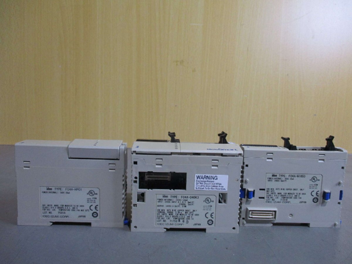 IDEC FC4A-N16B3 Programmable Controller CPU Module [q1140894637]