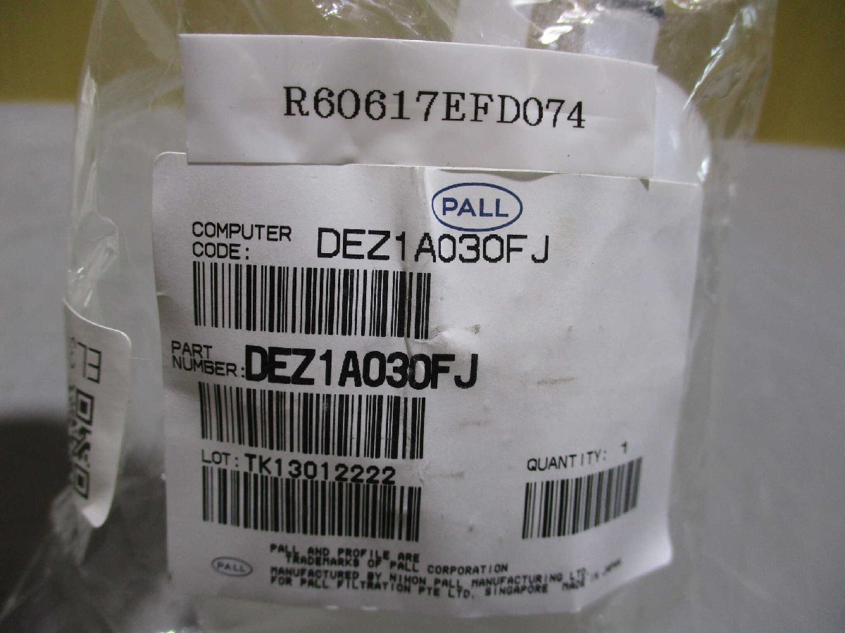 PALL DEZ1A030FJ Filter Assembly [f1141288342]
