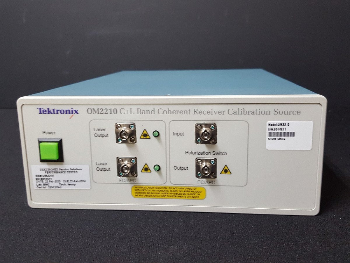 Tektronix OM2210 C+L Band Coherent Receiver Calibration Source [o1141366118]