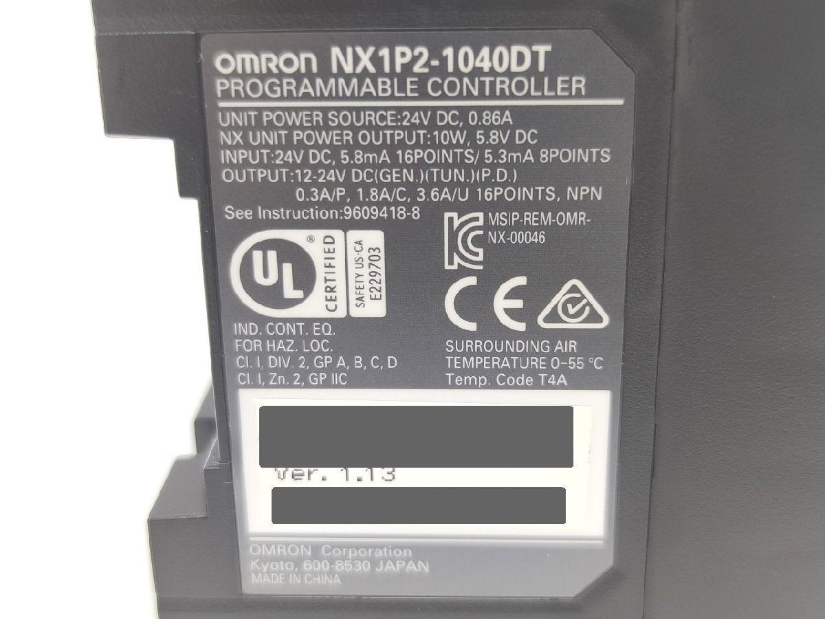 OMRON NX1P2-1040DT Part [t1141438983]