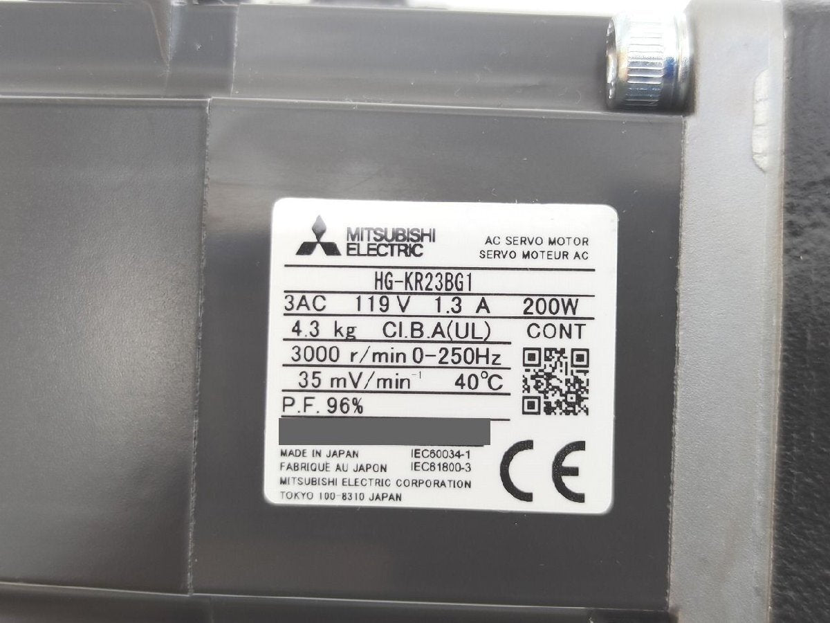Mitsubishi HG-KR23BG1 Servo Motor [b1141462761]