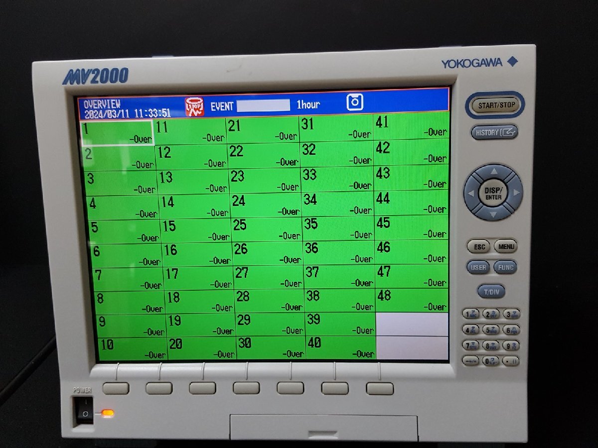 Yokogawa MV2048-3-4-1-2-1M/M1 Portable Paperless Recorder [o1142826248]