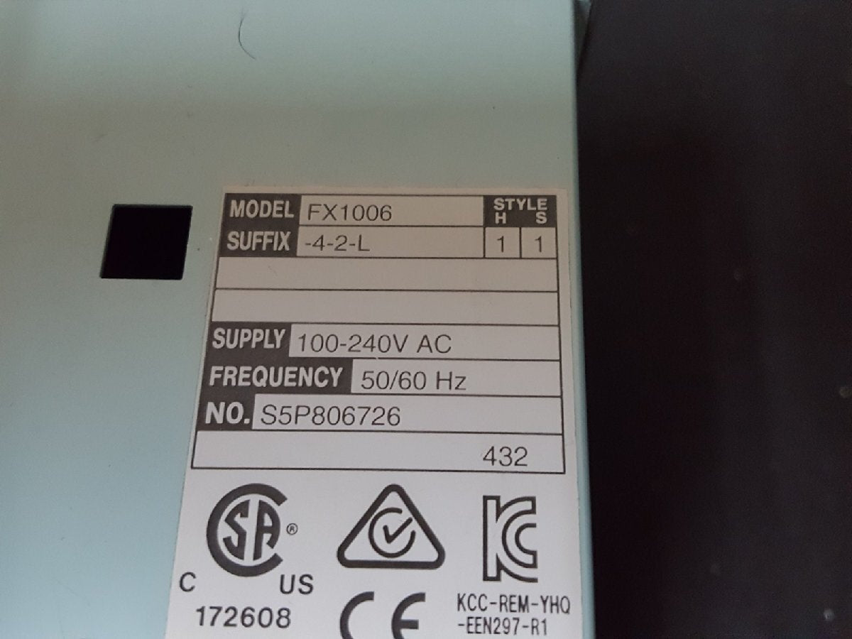 Yokogawa FX1006-4-2-L Paperless Recorder 6ch [j1142838088]
