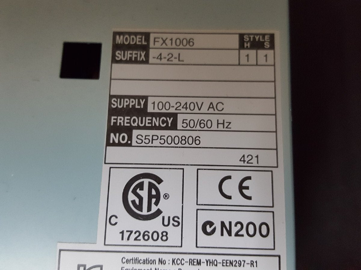 Yokogawa FX1006-4-2-L Paperless Recorder 6-Channel Coder [g1142839981]