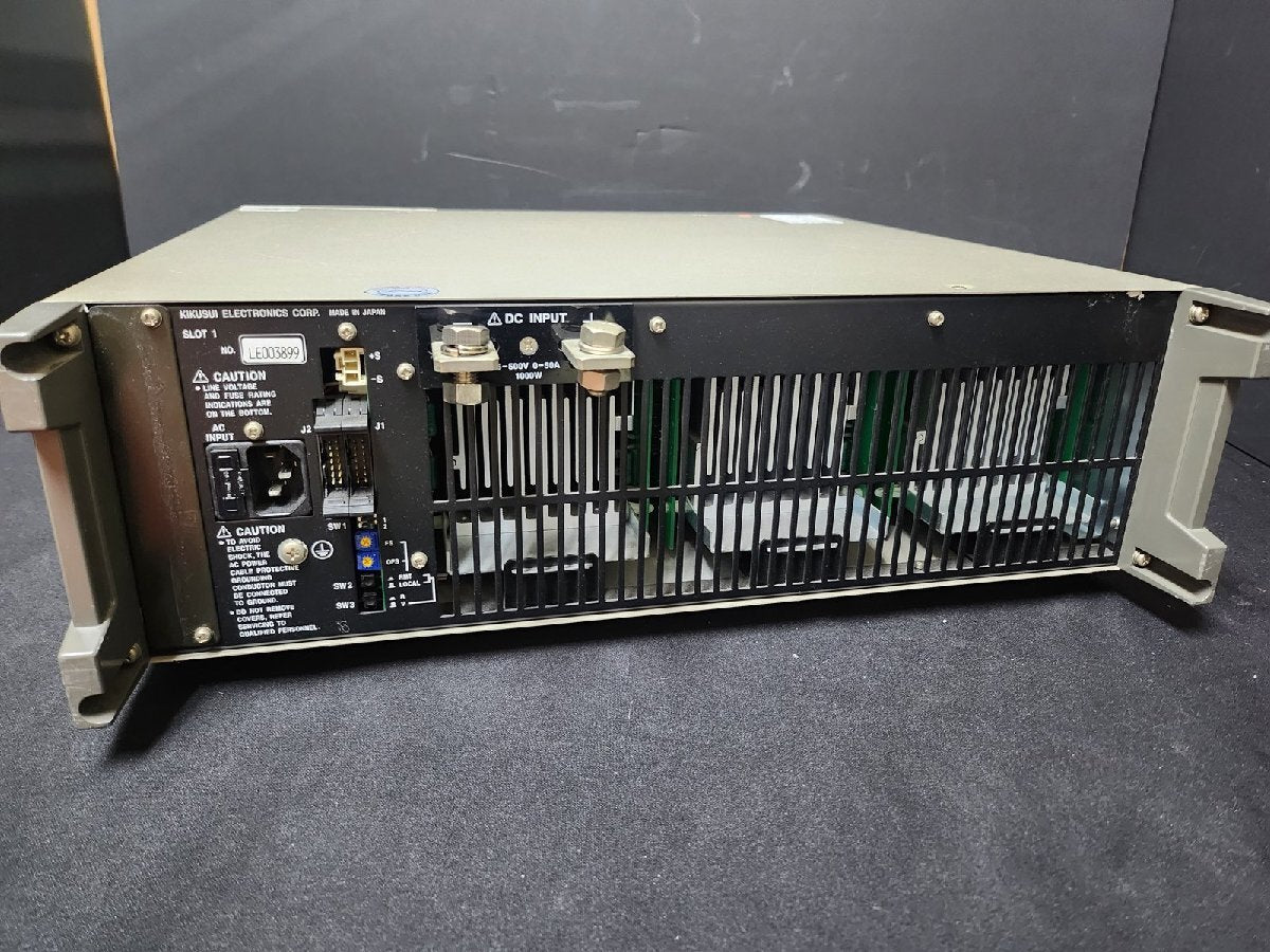 Kikusui PLZ1003WH Electronic Load Device 5-500V 0-50A 1000W [k1144854452]
