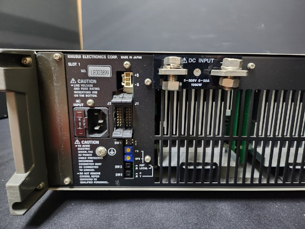 Kikusui PLZ1003WH Electronic Load Device 5-500V 0-50A 1000W [k1144854452]