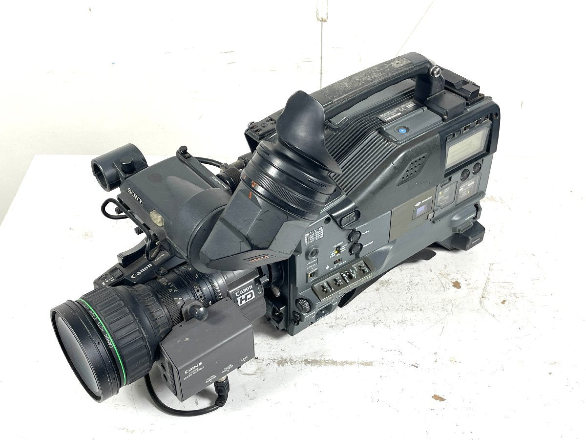 Sony HDW-750/9E HDCAM Camcorder with Canon HJ15x8B IRS HD Zoom Lens and FPM-420 (for parts or not working) [p1145585121]