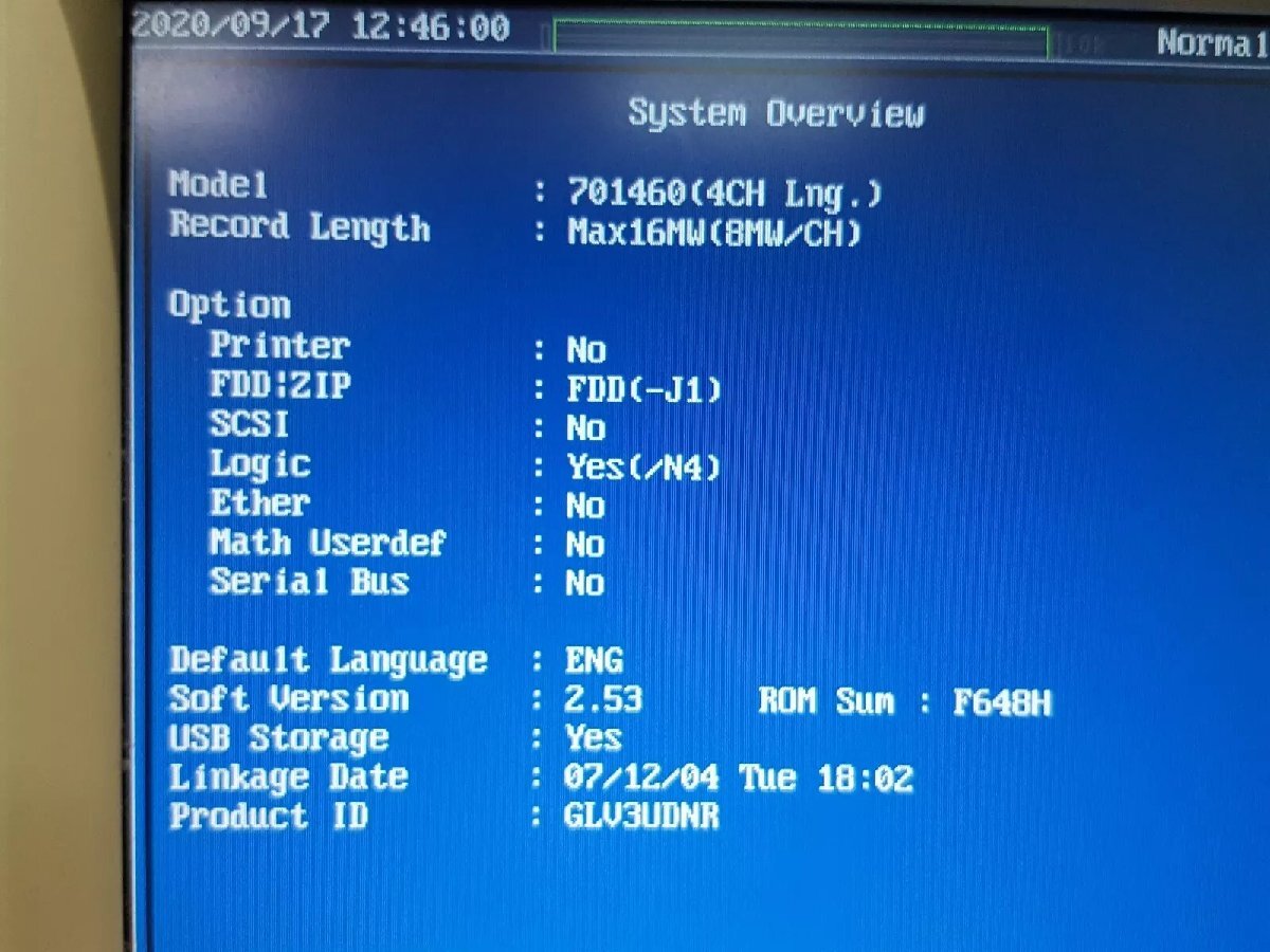 Yokogawa DL7440 Digital Oscilloscope 500MHz 4ch [f1145800565]