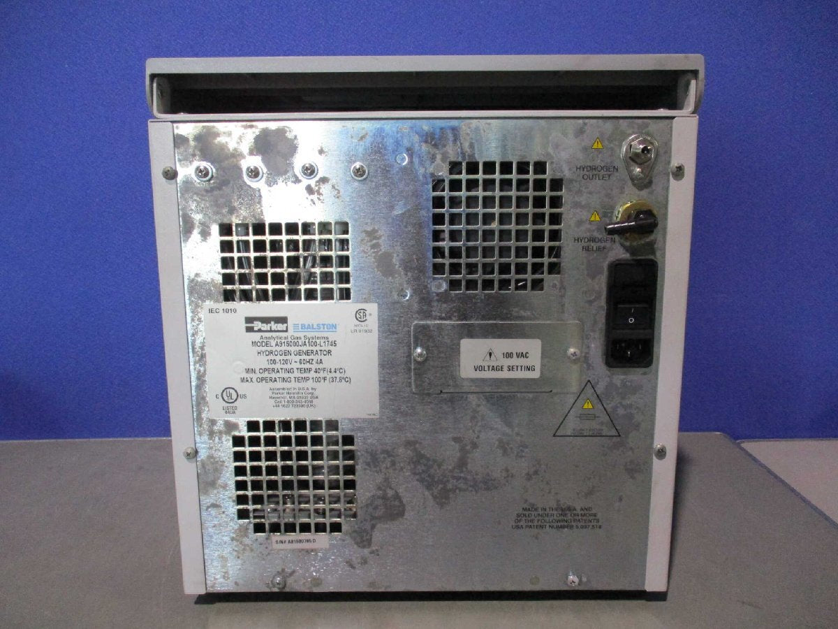 Parker Balston A915000JA100-L1745 Analytical Gas System Hydrogen Generator [d1147029494]