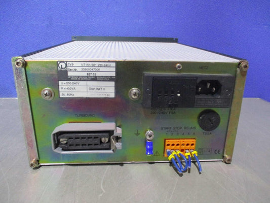LEYBOLD TURBOTRONIK NT 151/361 Turbo Molecular Pump Controller [h1147688362]