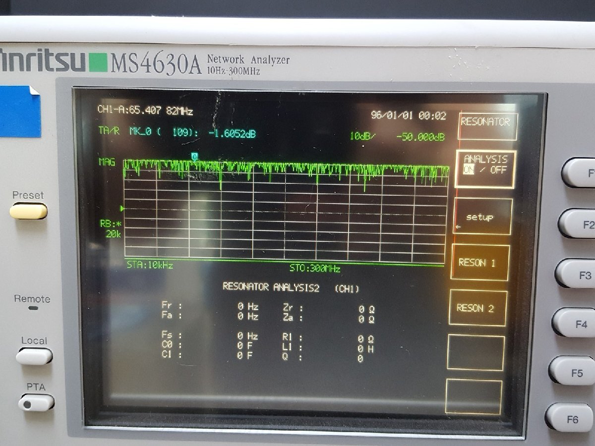 Anritsu MS4630A Network Analyzer 10Hz to 300MHz [d1148434857]