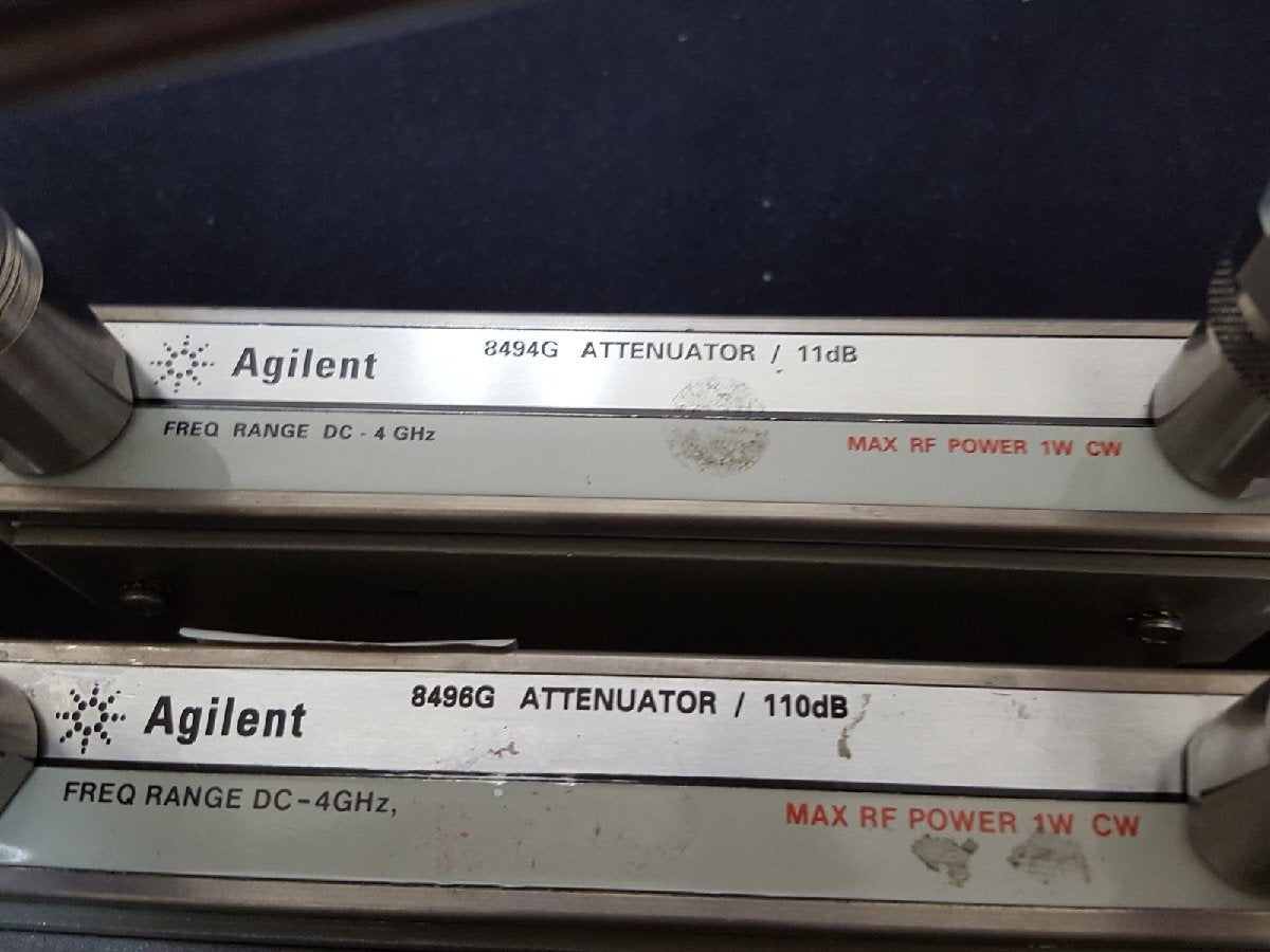 Agilent 8494G 11dB + 8496G 110dB Programmable Step Attenuator 4GHz Opt. 001 [l1148541693]