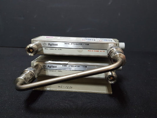 Agilent 8494G 11dB + 8496G 110dB Programmable Step Attenuator 4GHz Opt. 001 [l1148541693]