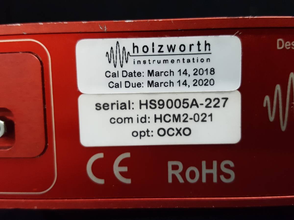 Holzworth HS9005A 5ch Phase Coherent RF Synthesizer Opt. CMOS1 E4 OCXO [b1149258386]