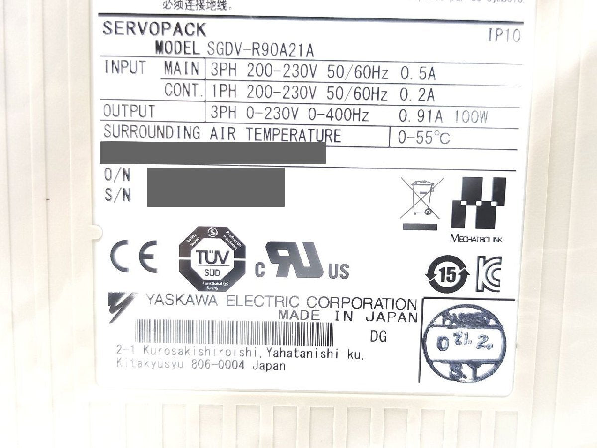 OMRON SGDV-R90A21A Servo Drive [n1149829956]