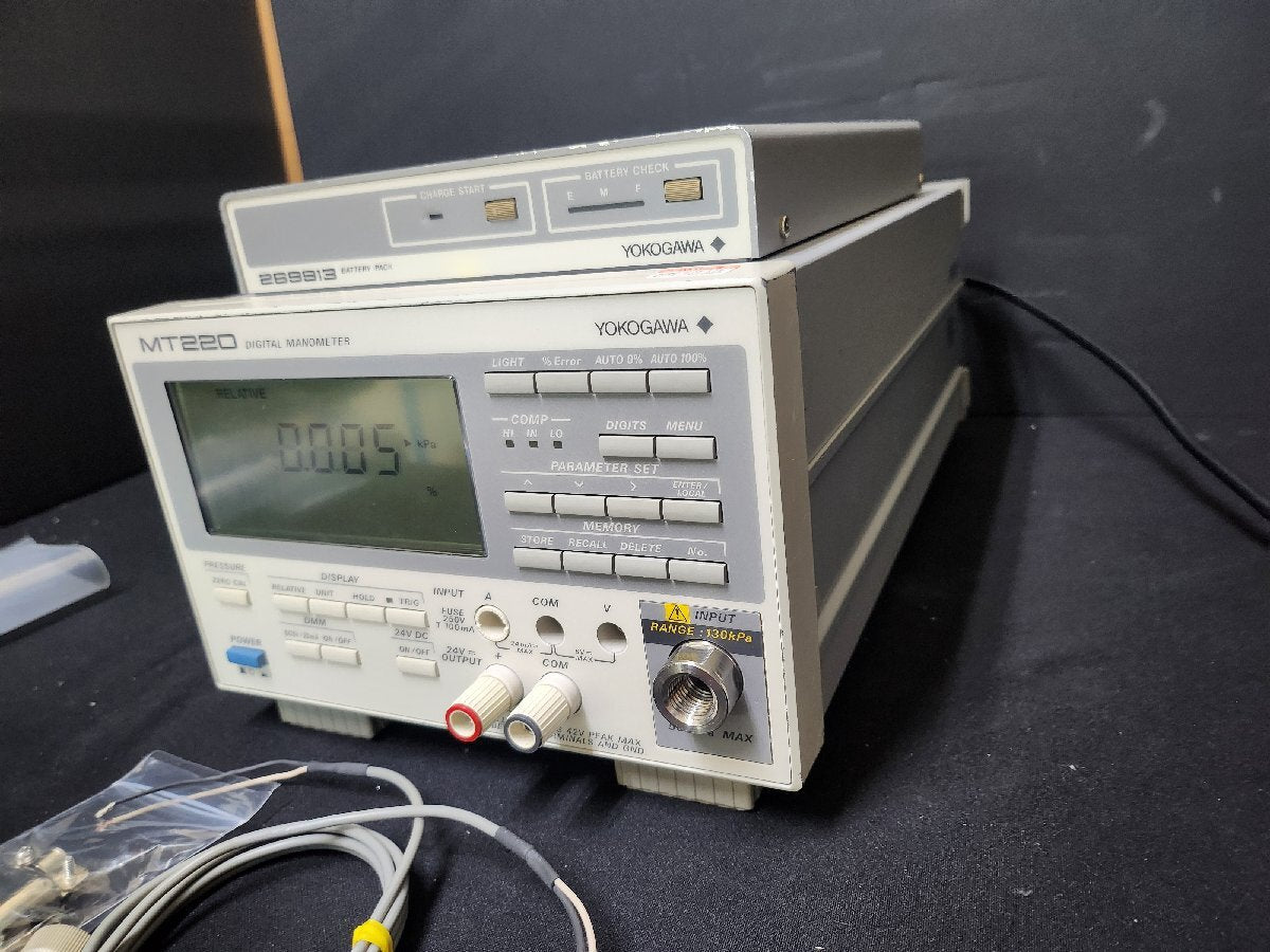 Yokogawa MT220 Digital Manometer with 269913 Battery Pack [q1150658179]