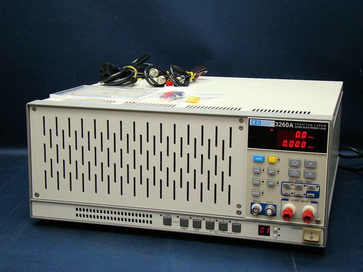 Keisoku Giken 3260A AC DC Electronic Load 300V 12A 1200W [u1150835369]