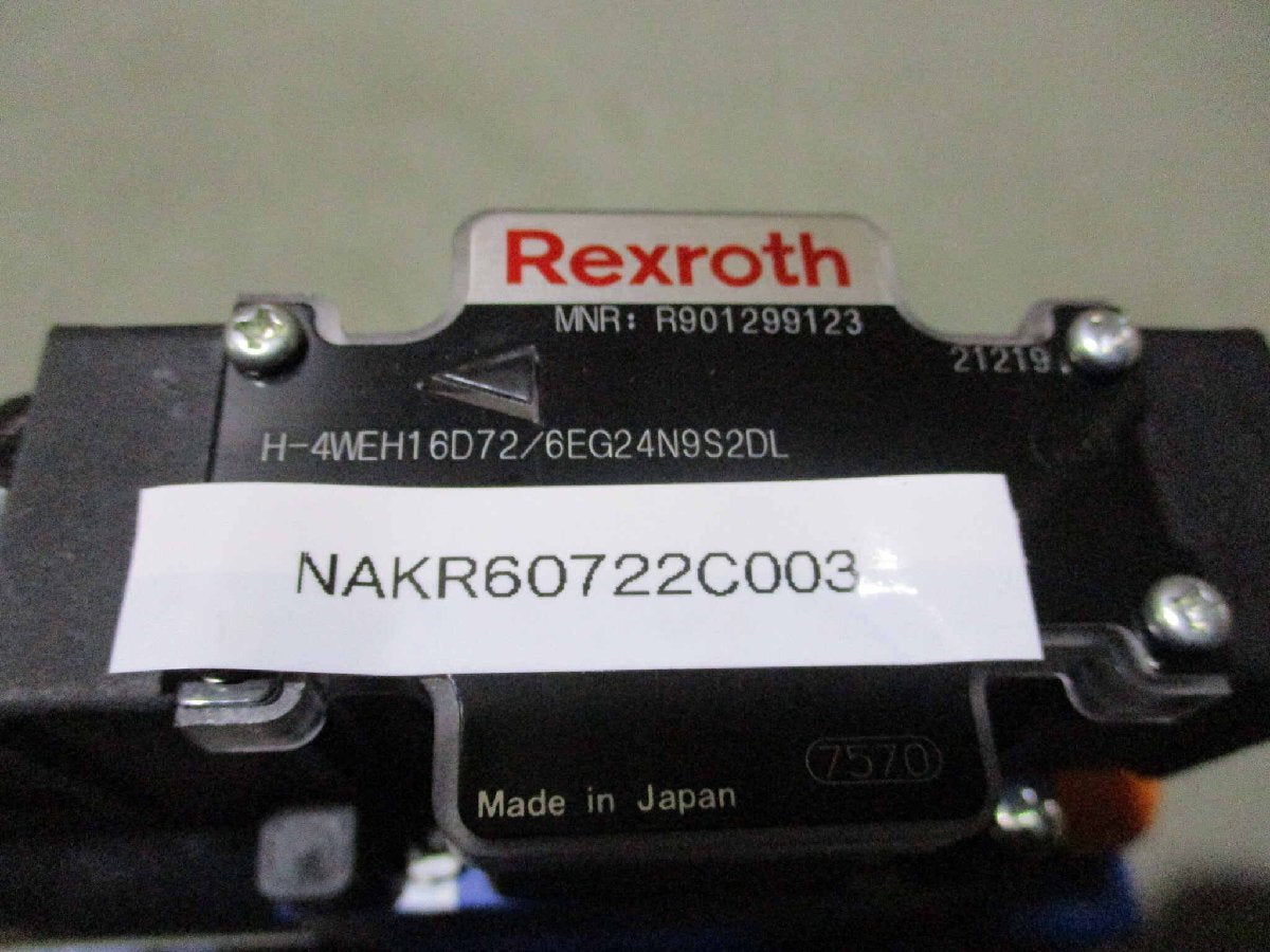 REXROTH H-4WEH16D72/6EG24N9S2DL Electrohydraulic Driven Directional Spool Valve [w1150818843]