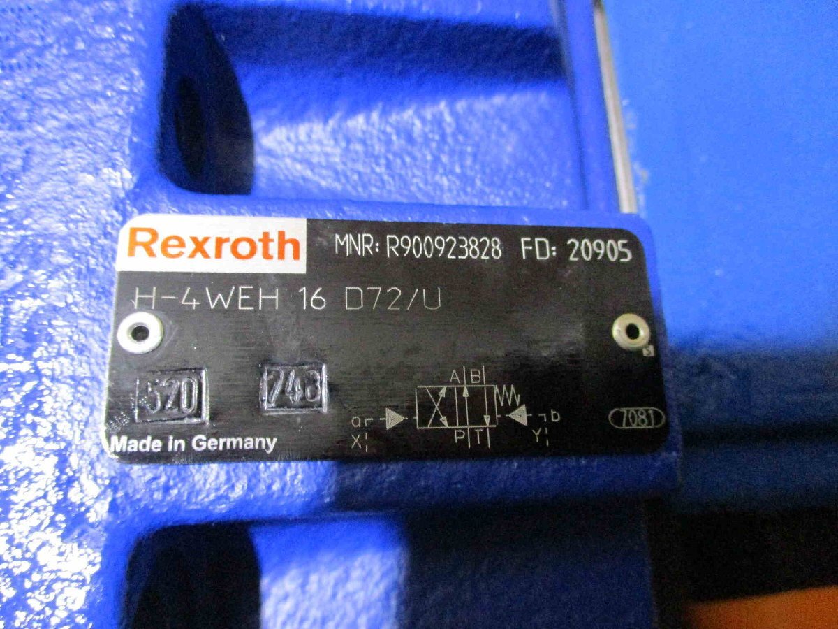 REXROTH H-4WEH16D72/6EG24N9S2DL Electrohydraulic Driven Directional Spool Valve [w1150818843]