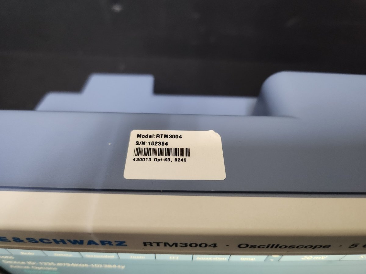 Rohde & Schwarz RTM3004 Digital Oscilloscope 500MHz 4ch 5GSa/s [c1152409625]