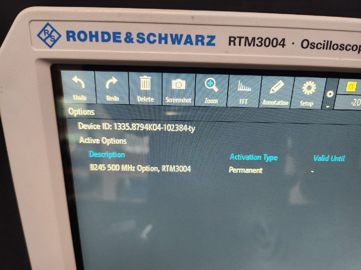 Rohde & Schwarz RTM3004 Digital Oscilloscope 500MHz 4ch 5GSa/s [c1152409625]