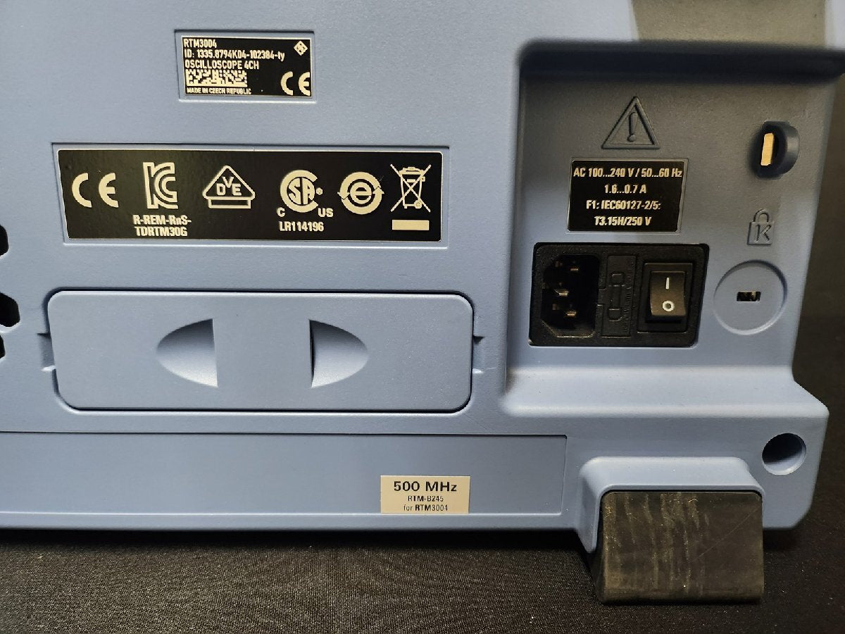Rohde & Schwarz RTM3004 Digital Oscilloscope 500MHz 4ch 5GSa/s [c1152409625]