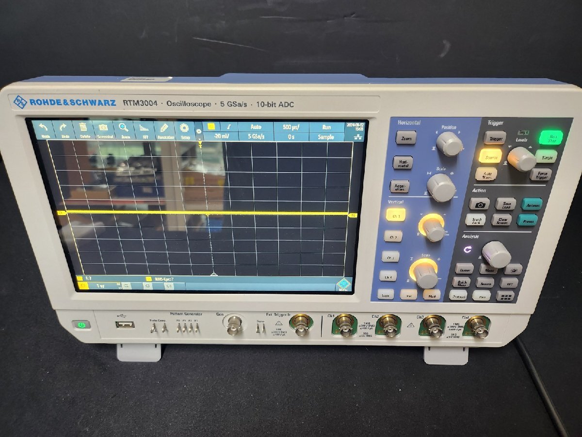 Rohde & Schwarz RTM3004 Digital Oscilloscope 500MHz 4ch 5GSa/s [c1152409625]