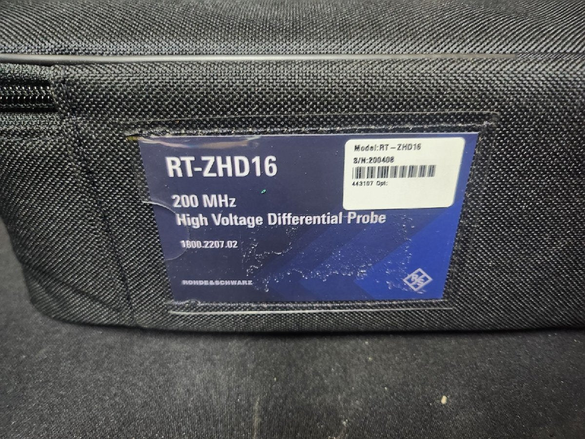 Rohde & Schwarz RT-ZHD16 High Voltage Differential Probe 200MHz [n1152697607]
