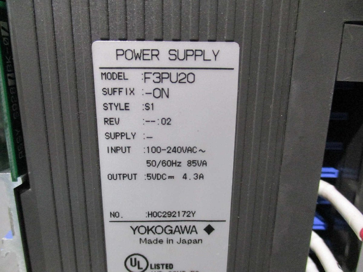 Yokogawa F3BU09-ON/F3PU20-ON/F3XD64-3F/F3LP02-ON/F3AD04-ON/F3SP28-3N Product [g1153281376]
